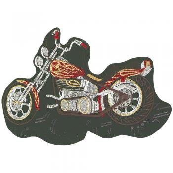 Rückenaufnäher Aufnäher Bügelbild - Bike - 08070 - Gr. ca. 34 x 24 cm - Patches Stick Applikation