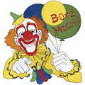 Rückenaufnäher - CLOWN - 08084 - Gr. ca. 22cm x 23cm - Patches Stick Applikation Bügel-Emblem
