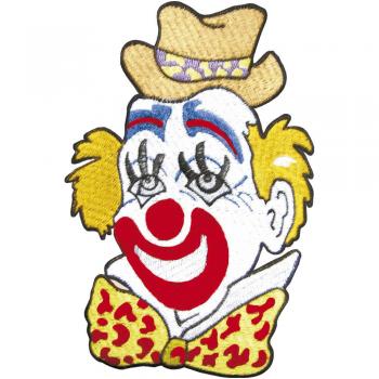 Rückenaufnäher - CLOWN - 08085 - Gr. ca. 15cm x 23cm - Patches Stick Applikation Bügel-Emblem