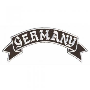 Rückenaufnäher - Germany - 08510b - Gr. ca. 28 x 7 cm - Patches Stick Applikation