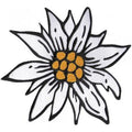Aufnäher - EDELWEISS BLÜTE BLUME - Gr. ca. 19,5cm x 17cm (08529) Stick Patches Applikation - Bayern Österreich