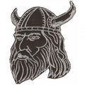RÜCKENAUFNÄHER - Wikinger - 08537 - Gr. ca. 21 x 25 cm - Patches Stick Applikation
