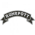 Rückenaufnäher -  große Applikation - RUHRPOTT - 08542 - Gr. ca. 38,5 x 11,5 cm