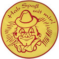 Rückenaufnäher - Hab Spaß mit mir - 08547 - Gr. ca. 30 cm - Patches Stick Applikation Bügel-Emblem