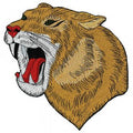Aufnäher - Raubtierkopf - 08575 - Gr. Ca. 19 x 22 cm - Patches Stick Applikation