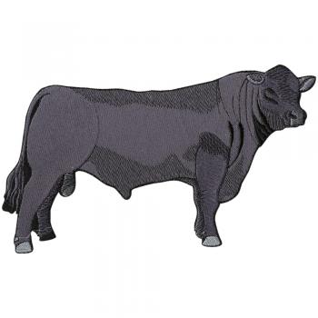 Rücken-Aufnäher - Bulle - 08580 - Gr. ca. 22cm x 13cm