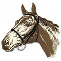 Aufnäher - Pferdekopf - 08587 - Gr. ca. 17,5 x 16,5 cm - Patches Stick Applikation