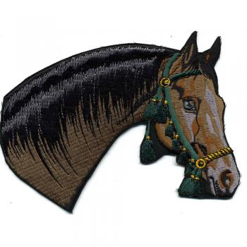 Aufnäher - Pferdekopf - 08588 - Gr. ca. 16 x 11,5 cm - Patches Stick Applikation