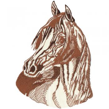 Aufnäher - Pferdekopf - 08590 - Gr. ca. 15 x 20 cm - Patches Stick Applikation