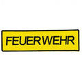 Rückenaufnäher Aufnäher Patches - Feuerwehr - 08511 gelb - Gr. ca. 30x9 cm