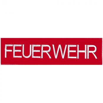 Rückenaufnäher Aufnäher Patches - Feuerwehr - 08511 rot - Gr. ca. 30x9 cm
