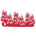 Aufnäher - Flammen - 08525 - Gr. ca. 26 x 13,5 cm - Patches Stick Applikation