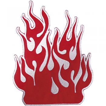 Aufnäher - Flammen - 08526 - Gr. ca. 18 x 24,5 cm - Patches Stick Applikation