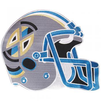 Rückenaufnäher - Helm - 08091 - Gr. ca. 32 x 27 cm - Patches Stick Applikation