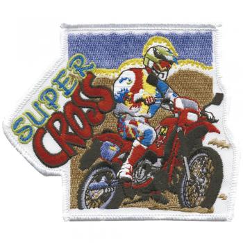 Rückenaufnäher - Super Crusses - 08507 - Gr. ca. 10 x 12 cm - Patches Stick Applikation