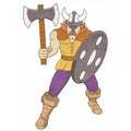 RÜCKENAUFNÄHER - Wikinger - 08545 - Gr. ca. 23 x 15 cm - Patches Stick Applikation