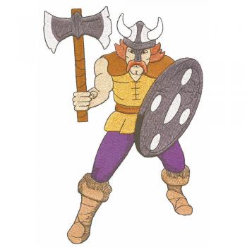 RÜCKENAUFNÄHER - Wikinger - 08545 - Gr. ca. 23 x 15 cm - Patches Stick Applikation