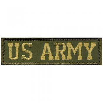 AUFNÄHER - US ARMY - 04627 - Gr. ca. 10,5 x 3 cm - Patches Stick Applikation