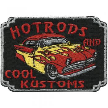 AUFNÄHER - Hot Rods and cool Kustoms - 04821 - Gr. ca. 8 x 11 cm - Patches Stick Applikation