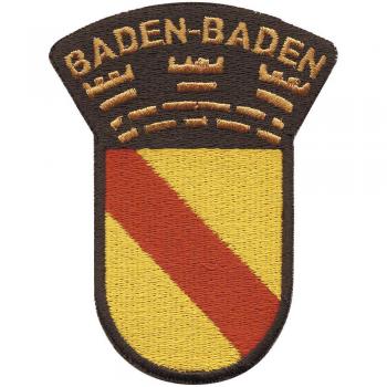 Aufnäher Patches Applikation Aufnähwappen Wappen - 01777 - Gr. ca.  6 x 8 cm - BADEN - BADEN