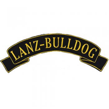 Rückenaufnäher - Lanz-Bulldog - 07339/1 - Gr. ca. 28 x 7 cm - Patches Stick Applikation