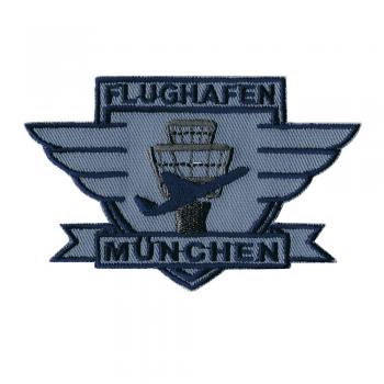 AUFNÄHER - München Flughafen - 00328 - Gr. ca. 10 x 6 cm - Patches Stick Applikation