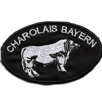 Aufnäher Patches Charolais Bayern Gr. ca. 11,5 x 7 cm 01642