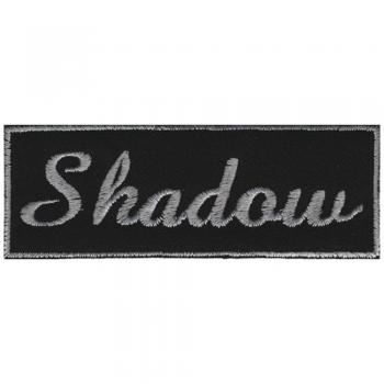 Aufnäher - Shadow - 04097 - Gr. ca. 9 x 3 cm - Patches Stick Applikation