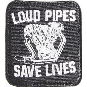 Aufnäher - Loud Pipes - 04208 - Gr. ca. 7,5 x 8 cm - Patches Stick Application