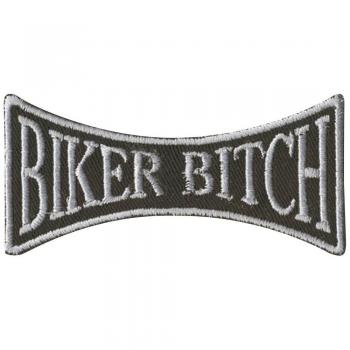 AUFNÄHER - Biker Bitch - 04661 - Gr. ca. 9 x 5 cm - Patches Stick Applikation