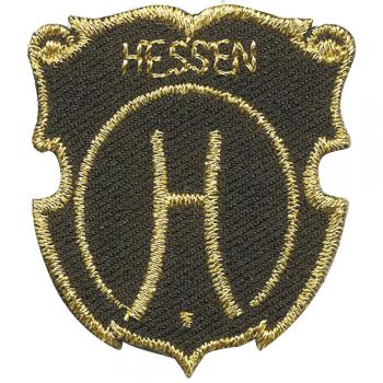 Aufnäher - Brandzeichen Hessen - 02161 - Gr. ca. 3,5 x 4 cm - Patches Stick Applikation