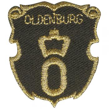Aufnäher - Brandzeichen Oldenburg - 02167 - Gr. ca. 3,5 x 4 cm - Patches Stick Applikation