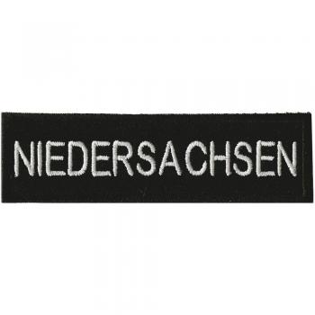 AUFNÄHER - Niedersachen - 00026 - Gr. ca. 11 x 3,5 cm - Patches Stick Applikation