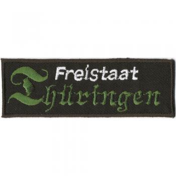 Aufnäher - FreistaatThüringen - 03127 - Gr. ca. 8,5 x 3 cm