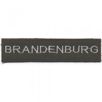 AUFNÄHER - Brandenburg - 04024 - Gr. ca. 11,5 x 2,5 cm - Patches Stick Applikation