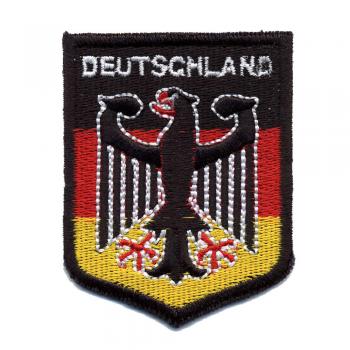 AUFNÄHER - Wappen - Deutschland - 01023 - Gr. ca. 5 x 6,5 - Patches Stick Applikation