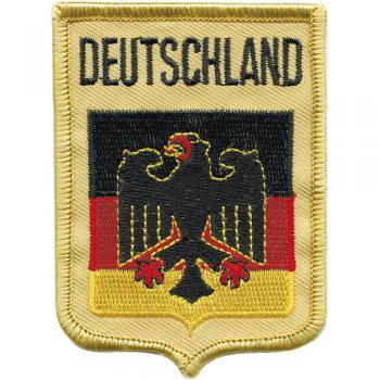 Aufnäher - formengestanzt - Deutschland Wappen - 04375b - Gr. ca. 60x82mm
