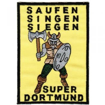 AUFNÄHER - Dortmund - 03285 - Gr. ca. 7,5 x 11 cm - Patches Stick Applikation