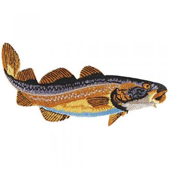 Aufnäher - Fisch Aal - 04539 - Gr. ca. 10,5cm x 3,5cm