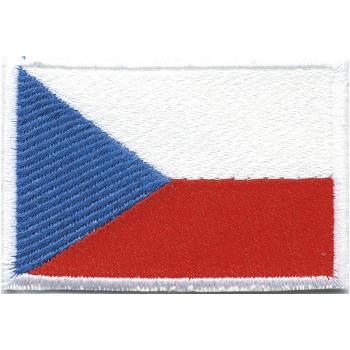 Aufnäher Länderfahne Flagge - Tschechien - 20465 Gr. ca. 80x50mm