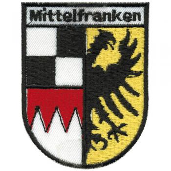 Aufnäher Applikation Stick - Emblem Patch Motive - Mittelfranken - 00447 - Gr. ca. 6 x 8 cm