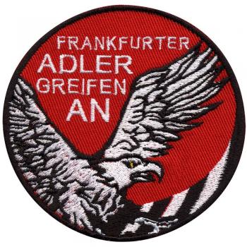 AUFNÄHER  - Frankfurt - Adler - 00405 - Gr. ca. 9 cm - Patches Stick Applikation