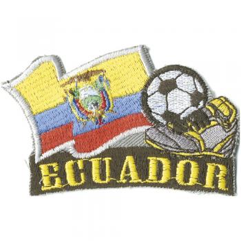 AUFNÄHER - Fußball - Ecuador - 77913 - Gr. ca. 8 x 5 cm - Patches Stick Applikation