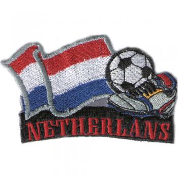 AUFNÄHER - Fußball - Niederlande - 77923 - Gr. ca. 8 x 5 cm - Patches Stick Applikation