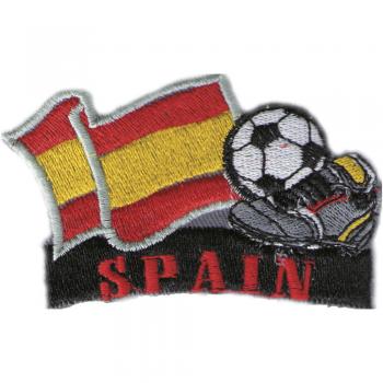 AUFNÄHER - Fußball - Spanien - 77929 - Gr. ca. 8 x 5 cm - Patches Stick Applikation