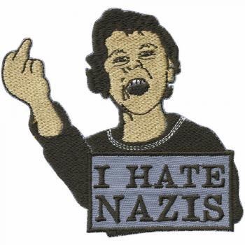 Aufnäher Applikation - I hate Nazis - 00016 - Gr. ca 8 x 6 cm