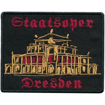 AUFNÄHER - Staatsoper Dresden - 00041 - Gr. ca 8cm x 6 cm  - Patches Stick Applikation