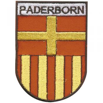 AUFNÄHER - Wappen - Paderborn - 00399 - Gr. ca. 5,5 x 8 cm - Patches Stick Applikation