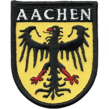 AUFNÄHER - Aachen - 00428 - Gr. ca. 6 x 7,5 cm - Patches Stick Applikation