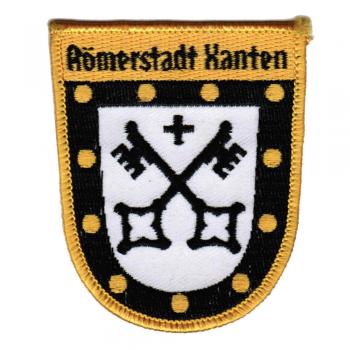 AUFNÄHER - Wappen - Römerstadt Xanten - 02911 - Gr. ca. 6 x 7,5 cm - Patches Stick Applikation